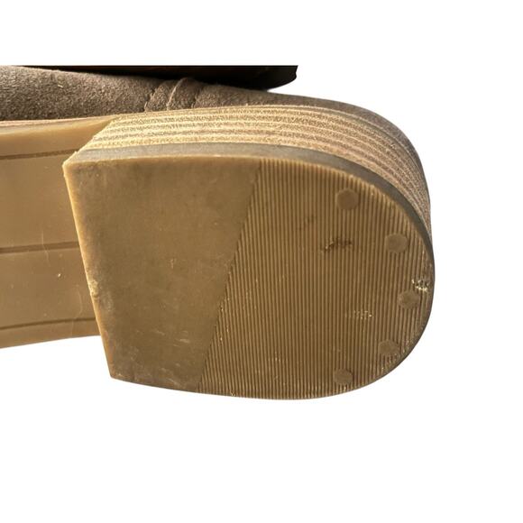 NWOB Dolce Vita Trist Tay Ankle Boots •Women 8.5• Dark Taupe Suede Pull On - Picture 7 of 11